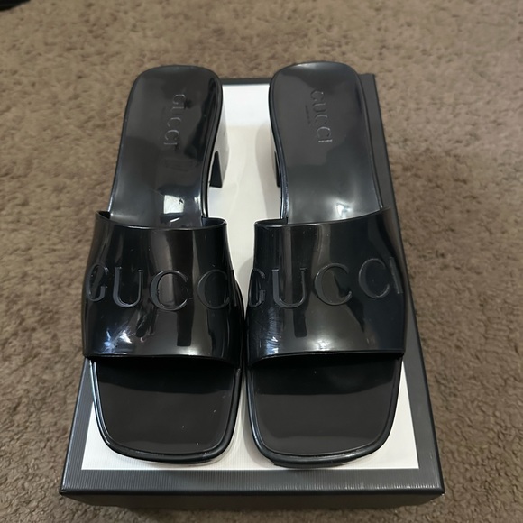 Gucci Shoes - GUCCI rubber sandal